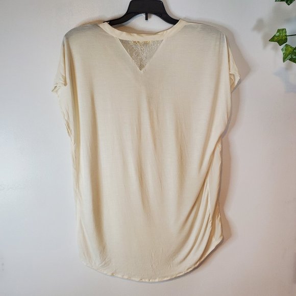 MAJE Cream Lace Blouse Sz S - Picture 4 of 6